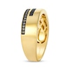 Thumbnail Image 2 of Le Vian Men's Diamond Three-Row Ring 1/4 ct tw 14K Honey Gold