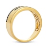 Thumbnail Image 3 of Le Vian Men's Diamond Three-Row Ring 1/4 ct tw 14K Honey Gold