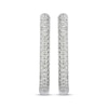 Thumbnail Image 2 of Le Vian Diamond Inside-Out Hoop Earrings 3/8 ct tw 14K Vanilla Gold