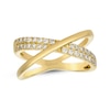 Thumbnail Image 1 of Le Vian Kiss Collection Diamond Crossover Ring 3/8 ct tw 14K Honey Gold