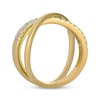 Thumbnail Image 2 of Le Vian Kiss Collection Diamond Crossover Ring 3/8 ct tw 14K Honey Gold
