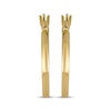 Thumbnail Image 2 of Flat Hoop Earrings 14K Yellow Gold