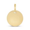 Thumbnail Image 1 of Engravable Round Disc Charm 10K Yellow Gold 12mm