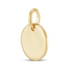 Thumbnail Image 2 of Engravable Round Disc Charm 10K Yellow Gold 12mm