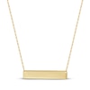 Thumbnail Image 1 of Horizontal Bar Necklace 14K Yellow Gold 18"