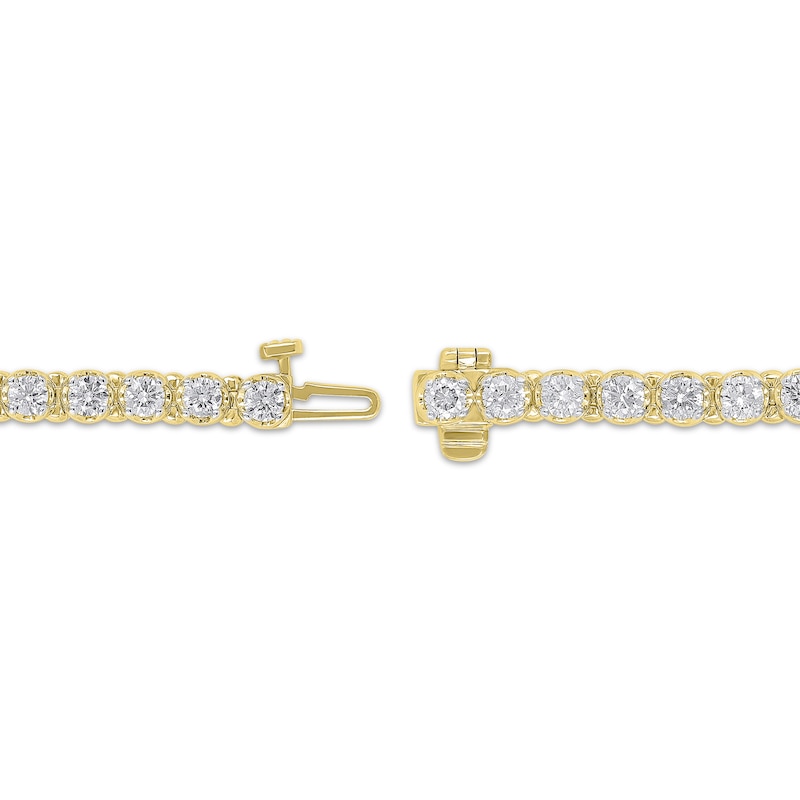 Main Image 3 of Diamond Tennis Bracelet 5 ct tw 10K Yellow Gold 7"