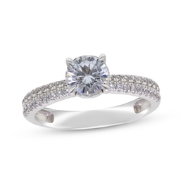 Now + Forever Lab-Grown Diamonds Round-Cut Engagement Ring 1 ct tw 14K White Gold