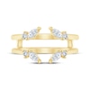 Thumbnail Image 3 of Now + Forever Lab-Grown Diamonds Marquise & Round-Cut Open Enhancer Ring 1/3 ct tw 14K Yellow Gold