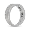 Thumbnail Image 2 of Neil Lane Artistry Men's Baguette-Cut Lab-Grown Diamond Wedding Band 1/2 ct tw 14K White Gold