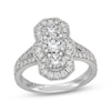 Thumbnail Image 1 of Neil Lane Artistry Round-Cut Lab-Grown Diamond Vintage-Style Engagement Ring 1-3/4 ct tw 14K White Gold