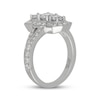 Thumbnail Image 2 of Neil Lane Artistry Round-Cut Lab-Grown Diamond Vintage-Style Engagement Ring 1-3/4 ct tw 14K White Gold