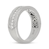 Thumbnail Image 2 of Neil Lane Artistry Heritage Men's Lab-Grown Diamond Pattern Wedding Band 1/2 ct tw Platinum 7mm