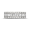 Thumbnail Image 3 of Neil Lane Artistry Heritage Men's Lab-Grown Diamond Pattern Wedding Band 1/2 ct tw Platinum 7mm