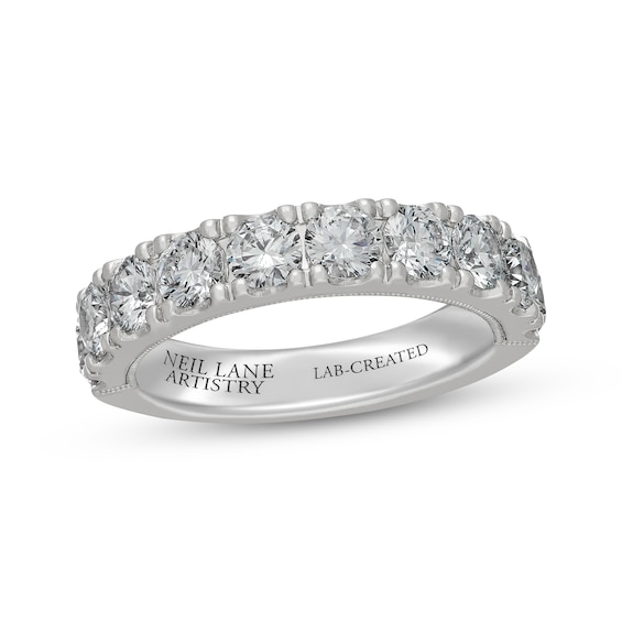 Neil Lane Artistry Heritage Lab-Grown Diamond Wedding Band 2 ct tw Platinum