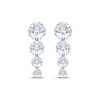 Thumbnail Image 2 of KAY Lab-Grown Diamonds Graduated Drop Earrings 1-1/2 ct tw 10K White Gold