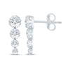 Thumbnail Image 3 of KAY Lab-Grown Diamonds Graduated Drop Earrings 1-1/2 ct tw 10K White Gold