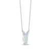 Thumbnail Image 3 of KAY Lab-Grown Diamonds Marquise-Cut Lab-Grown Diamond Chevron Necklace 1/2 ct tw 10K White Gold 16.75"
