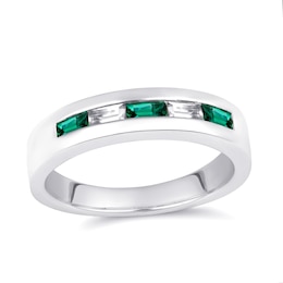 Color Stone Family Ring