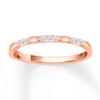 Thumbnail Image 0 of Stackable Diamond Ring 1/20 ct tw Round-cut 10K Rose Gold