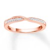 Thumbnail Image 0 of Stackable Diamond Ring 1/15 ct tw Round-cut 10K Rose Gold