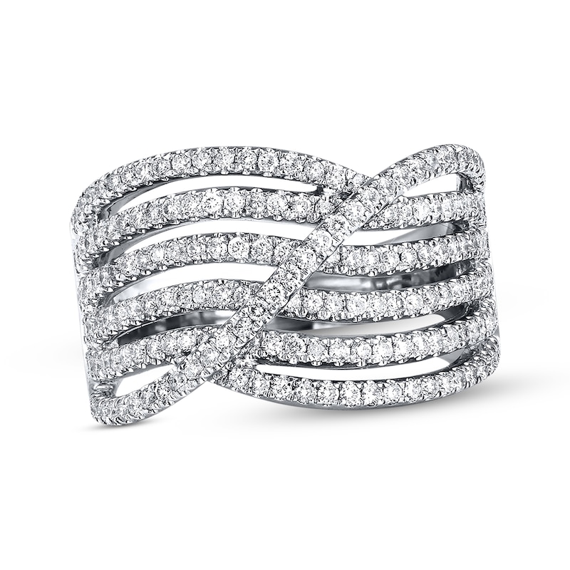 Main Image 1 of Diamond Ring 1 ct tw Round-cut 14K White Gold