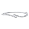 Thumbnail Image 1 of Ever Us Bangle Bracelet 1 carat tw Diamonds 14K White Gold