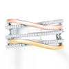 Thumbnail Image 1 of Diamond Ring 1/5 carat tw Sterling Silver & 10K Two-Tone Gold