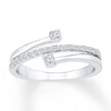 Thumbnail Image 1 of Diamond Ring 1/3 ct tw Round-cut Sterling Silver