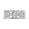 Thumbnail Image 2 of Diamond Ring 1/10 ct tw Round-cut Sterling Silver