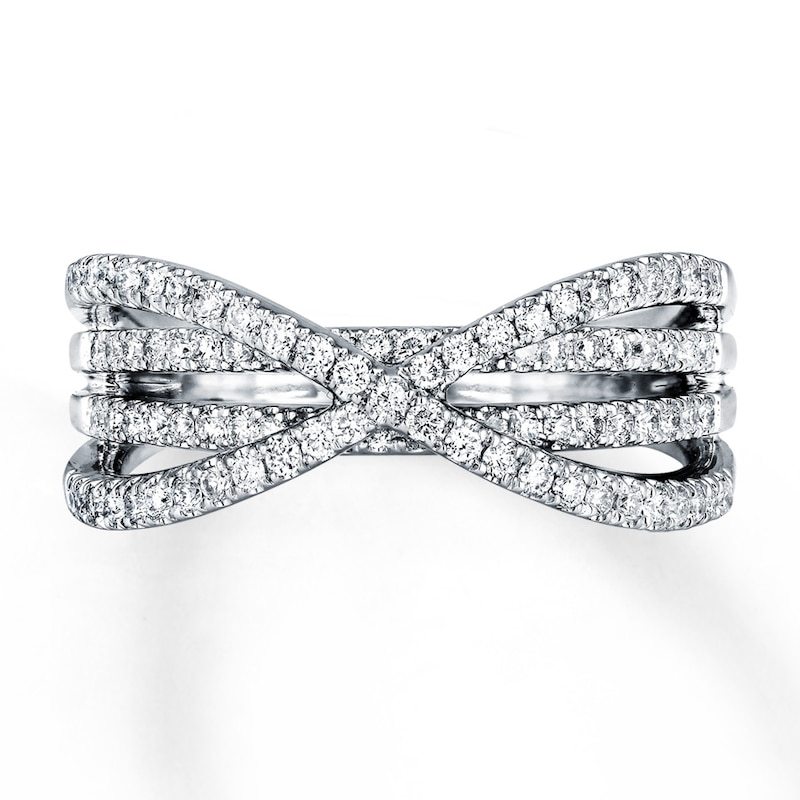 Main Image 1 of Diamond Ring 1/2 ct tw Round-cut 10K White Gold