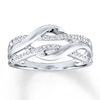 Thumbnail Image 0 of Diamond Ring 1/8 ct tw Round-cut 10K White Gold
