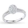 Thumbnail Image 0 of Diamond Ring 1/4 ct tw Round-cut 10K White Gold