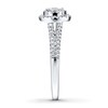 Thumbnail Image 2 of Diamond Ring 1/4 ct tw Round-cut 10K White Gold