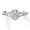 Thumbnail Image 3 of Diamond Ring 1/4 ct tw Round-cut 10K White Gold