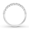 Thumbnail Image 2 of Now + Forever Diamond Anniversary Band 1/5 cttw Baguette/Round 10K White Gold