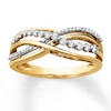 Thumbnail Image 1 of Diamond Ring 1/4 ct tw Round-cut 10K Yellow Gold