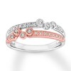 Thumbnail Image 0 of Diamond Ring 1/8 ct tw Round-cut 10K Two-Tone Gold