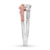 Thumbnail Image 2 of Diamond Ring 1/8 ct tw Round-cut 10K Two-Tone Gold