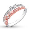 Thumbnail Image 3 of Diamond Ring 1/8 ct tw Round-cut 10K Two-Tone Gold