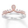 Thumbnail Image 0 of Emmy London Diamond Ring 1/4 cttw Sterling Silver & 10K Rose Gold