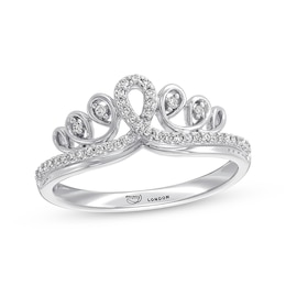 Emmy London Tiara Ring 1/6 ct tw Diamonds Sterling Silver