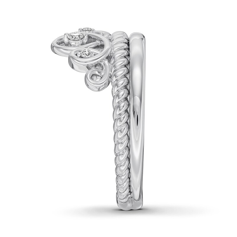 Main Image 3 of Emmy London Tiara Ring 1/20 ct tw Diamonds Sterling Silver