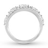 Thumbnail Image 1 of THE LEO Diamond Anniversary Band 2 ct tw Princess/Round 14K Gold