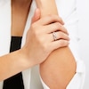 Thumbnail Image 2 of Diamond Heart/Infinity Ring 1/6 ctw 10K Two-Tone Gold