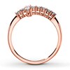 Thumbnail Image 1 of Diamond Cross Ring 10K Rose Gold