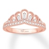 Thumbnail Image 0 of Emmy London Diamond Crown Ring 1/3 ct tw 10K Rose Gold