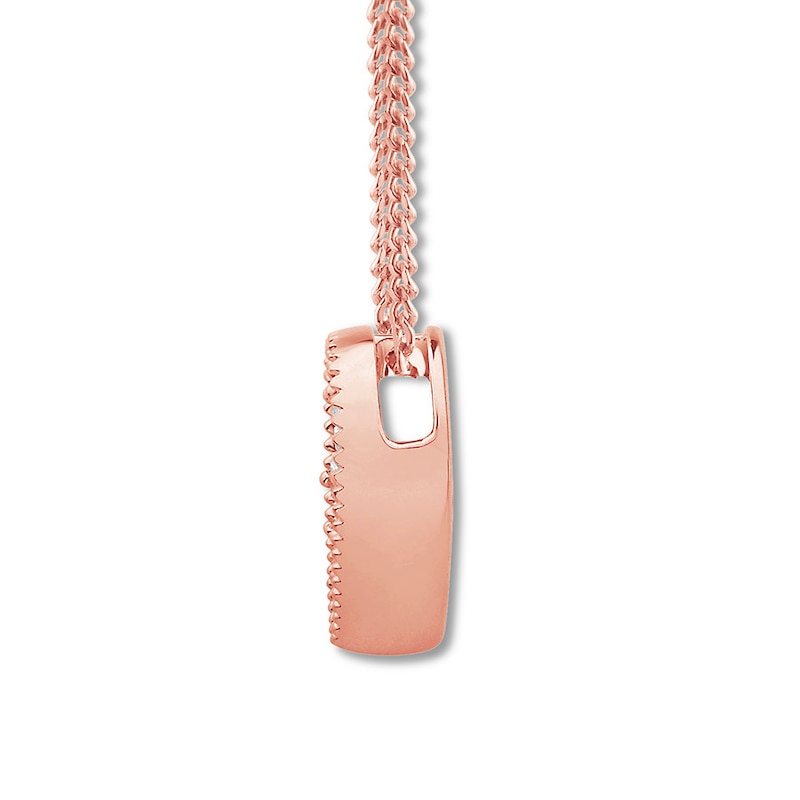 Main Image 2 of Emmy London Diamond Heart Necklace 1/8 ct tw 10K Rose Gold