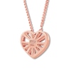 Thumbnail Image 3 of Emmy London Diamond Heart Necklace 1/8 ct tw 10K Rose Gold