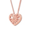 Thumbnail Image 4 of Emmy London Diamond Heart Necklace 1/8 ct tw 10K Rose Gold