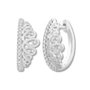 Thumbnail Image 1 of Emmy London Diamond Hoop Earrings 1/5 ct tw Sterling Silver